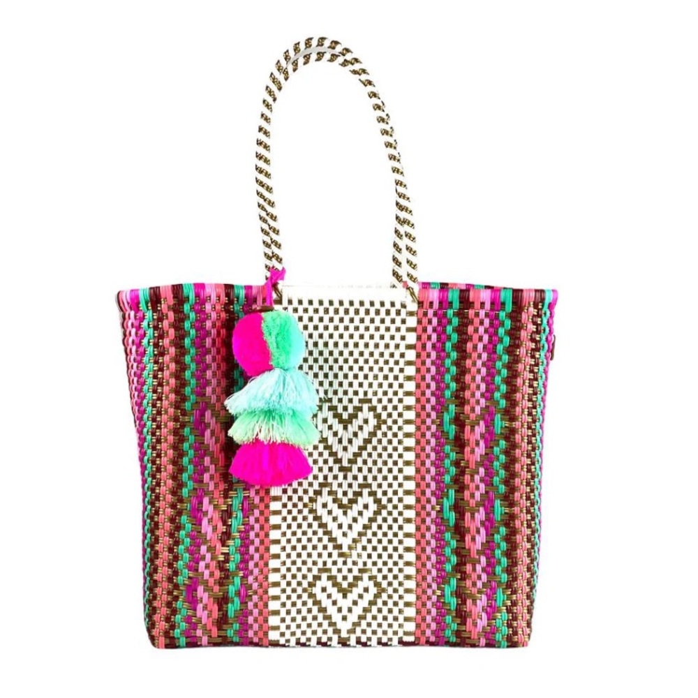 Squeeze de Citron Large Woven Tote